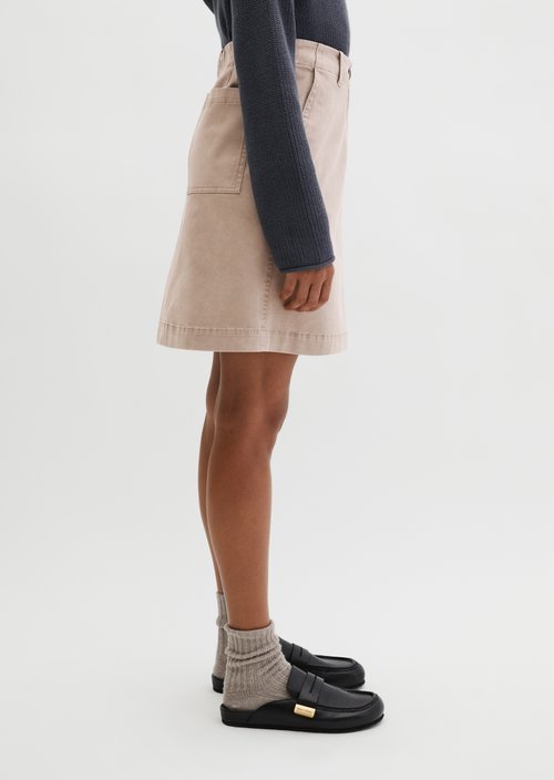 Short skirt regular — Chalky Brown