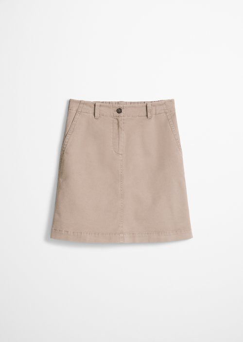 Short skirt regular — Chalky Brown