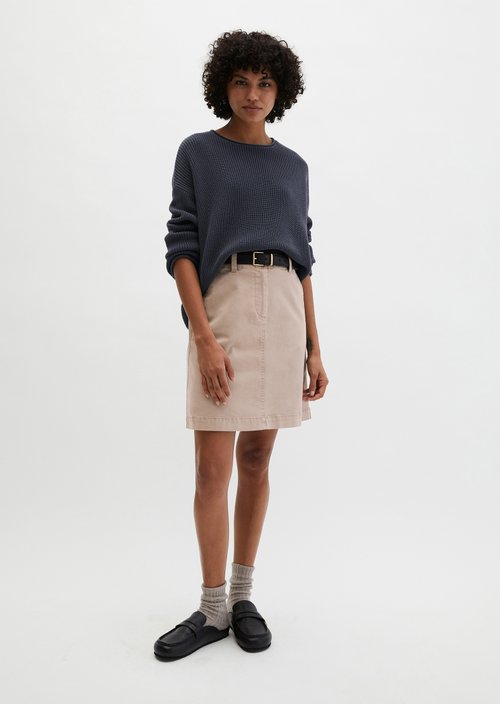 Short skirt regular — Chalky Brown