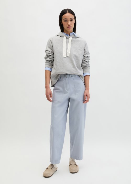 DfC Hoodie relaxed — Pure Grey Melange