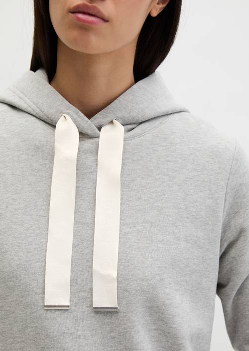 DfC Hoodie relaxed Pure Grey Melange en vue détaillée