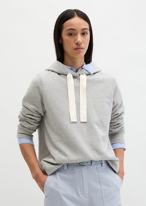 DfC Hoodie relaxed — Pure Grey Melange