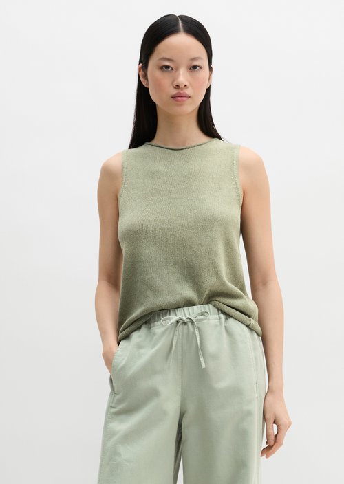 Sleeveless sweater regular — Fresh Sage