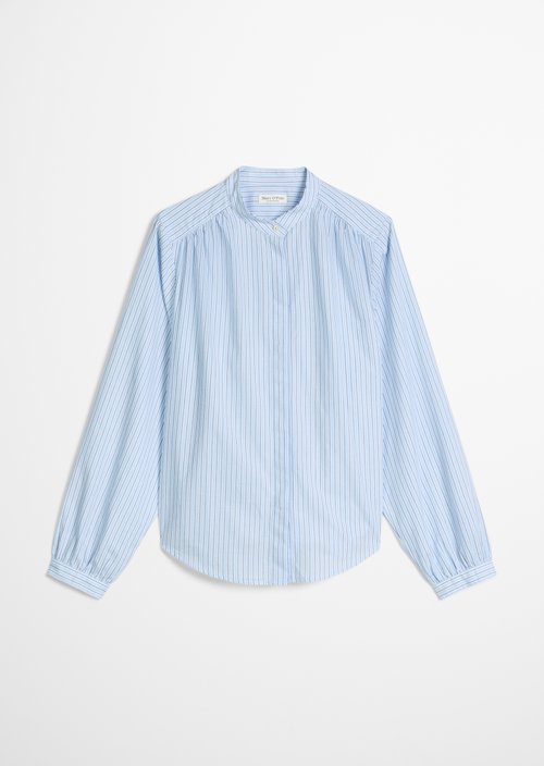 Regular striped blouse — Light Blue