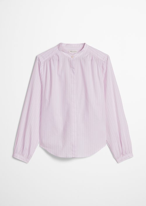 Regular striped blouse — Light Pink
