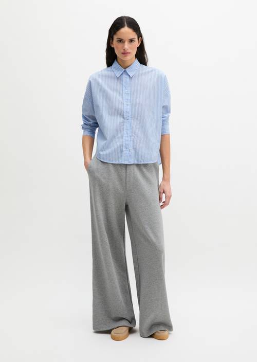 Camicetta a righe sciolta Light Blue in vista frontale