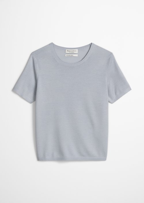Regular short-sleeved sweater — Grey Horizon