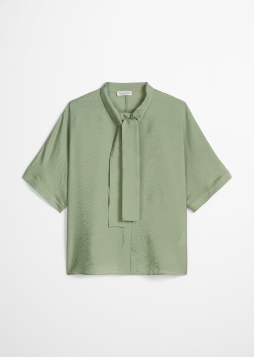 Regular crinkle blouse — Fresh Sage