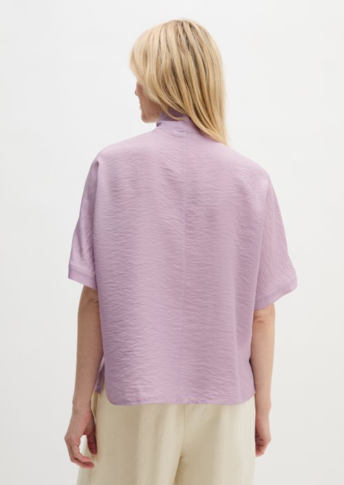 Regular crinkle blouse — Dusty Lavender