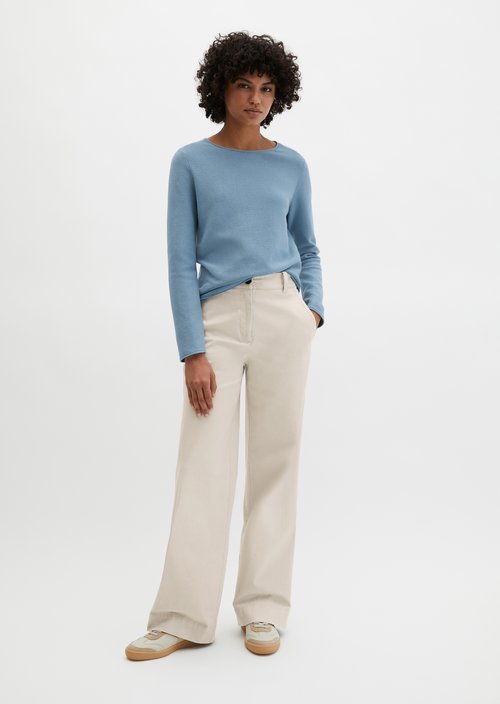 Knitted sweater slim — Fall Sky