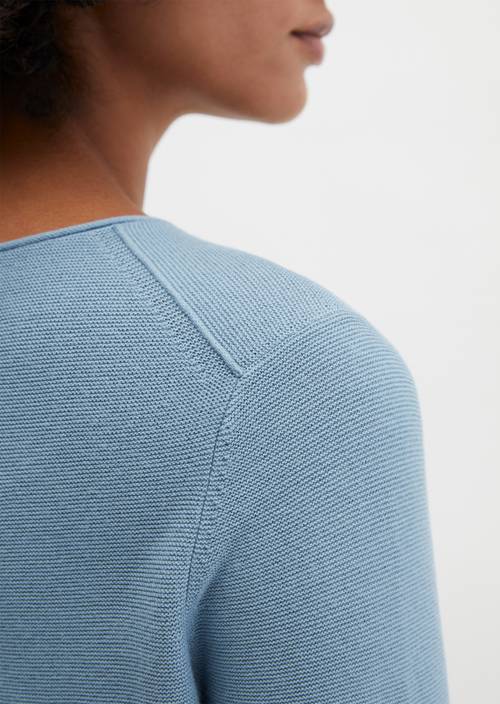 Strickpullover slim Fall Sky in Detailansicht