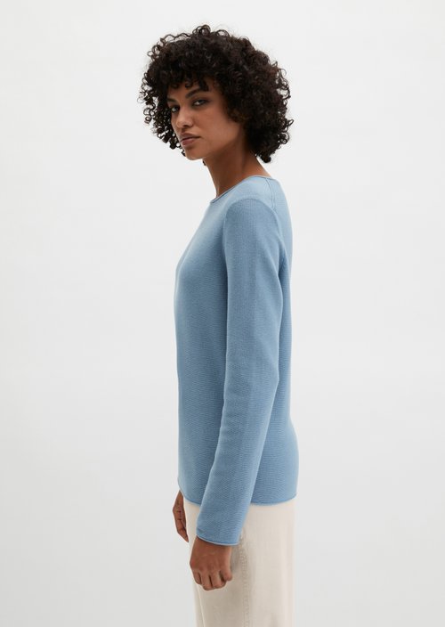Knitted sweater slim — Fall Sky