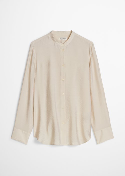 Regular crinkle blouse — Grey Silk