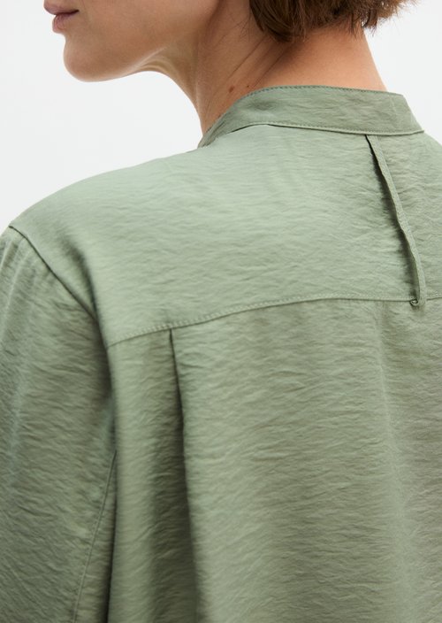 Regular crinkle blouse — Fresh Sage