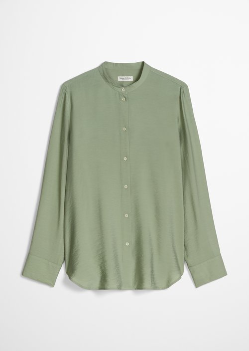 Regular crinkle blouse — Fresh Sage