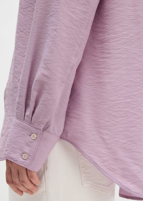 Regular crinkle blouse — Dusty Lavender
