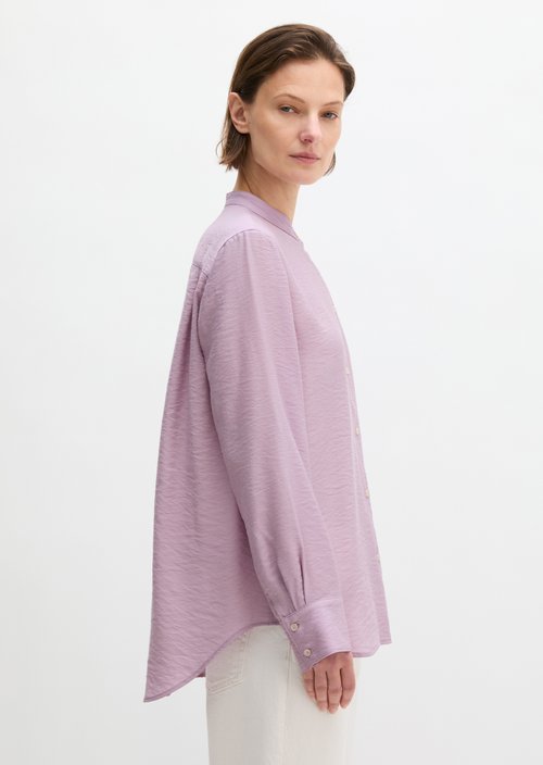 Regular crinkle blouse — Dusty Lavender