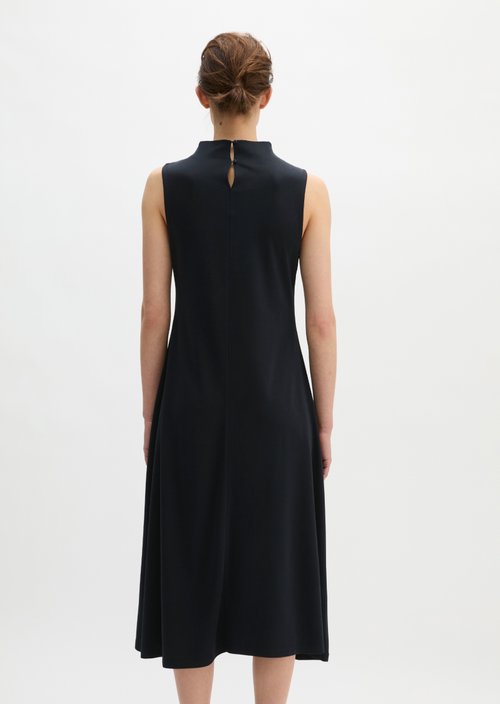 Jersey dress fitted — Deep Night Blue
