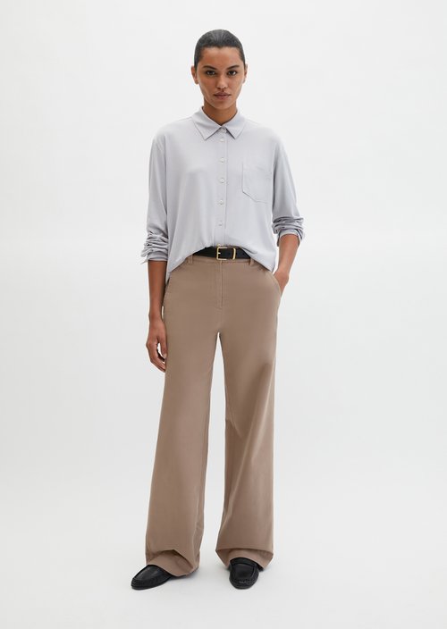Jersey blouse loose — Grey Horizon
