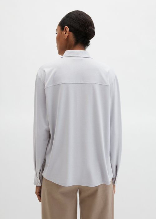 Jersey blouse loose — Grey Horizon