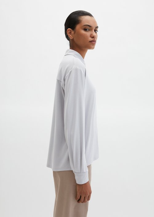 Jersey blouse loose — Grey Horizon