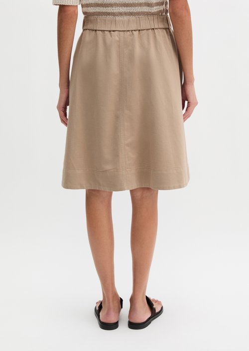 Flared skirt — Earthy Taupe