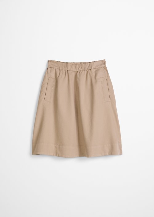 Flared skirt — Earthy Taupe
