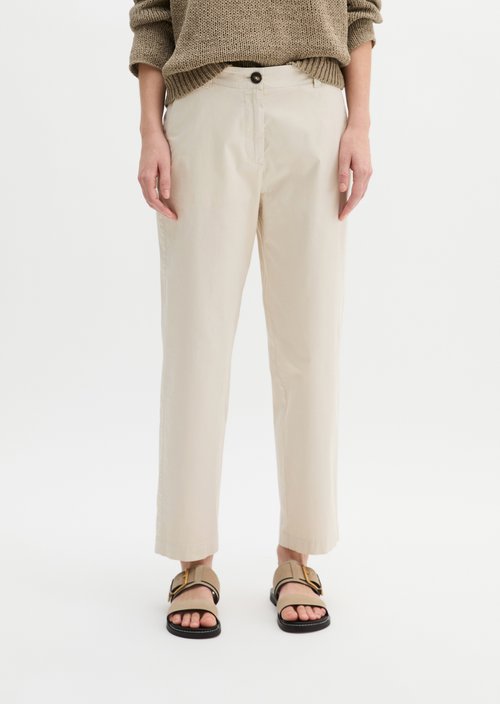 Chino Model Rimka tapered — Grey Silk