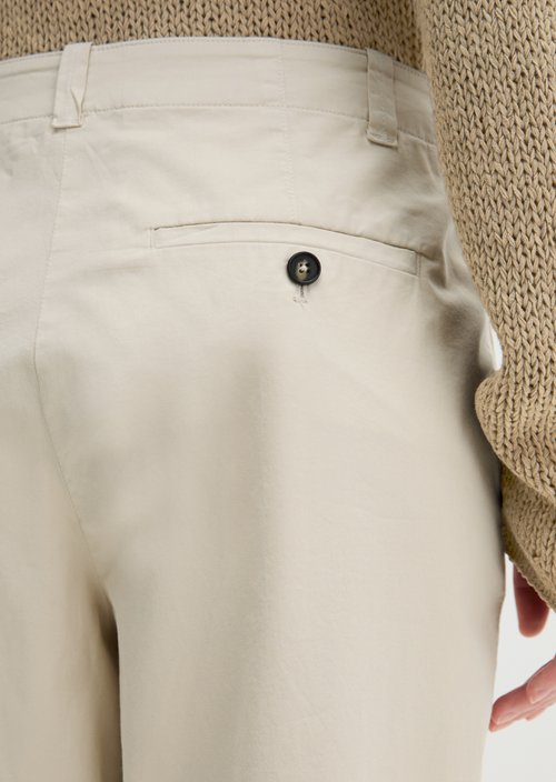 Chino Model Rimka tapered — Grey Silk