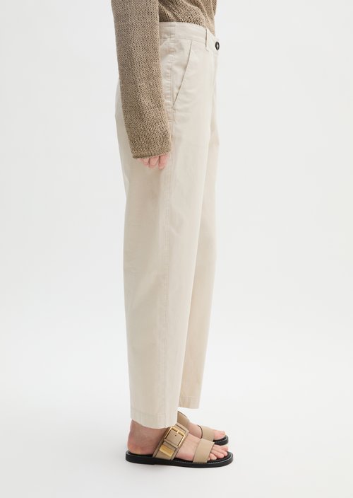 Chino Model Rimka tapered — Grey Silk