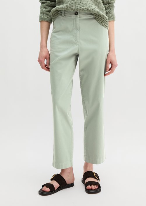 Chino Model Rimka tapered — Fresh Sage