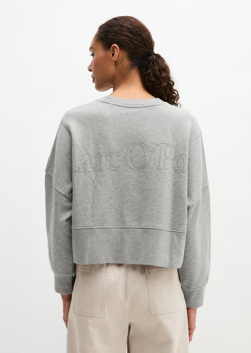 Relaxed sweatshirt — Pure Grey Melange