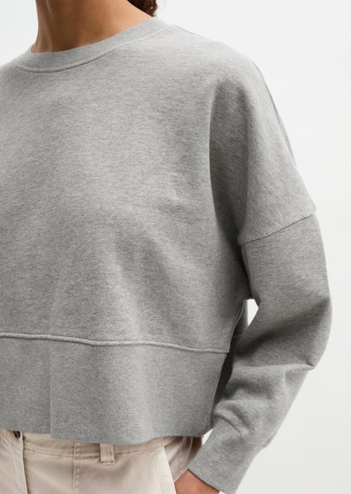 Relaxed sweatshirt — Pure Grey Melange