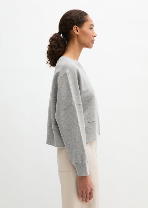 Relaxed sweatshirt — Pure Grey Melange