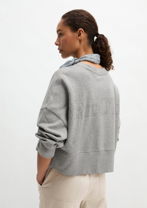 Relaxed sweatshirt — Pure Grey Melange