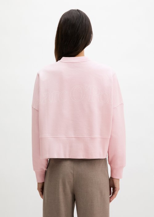 Relaxed sweatshirt — Dried Rose (alternate view)