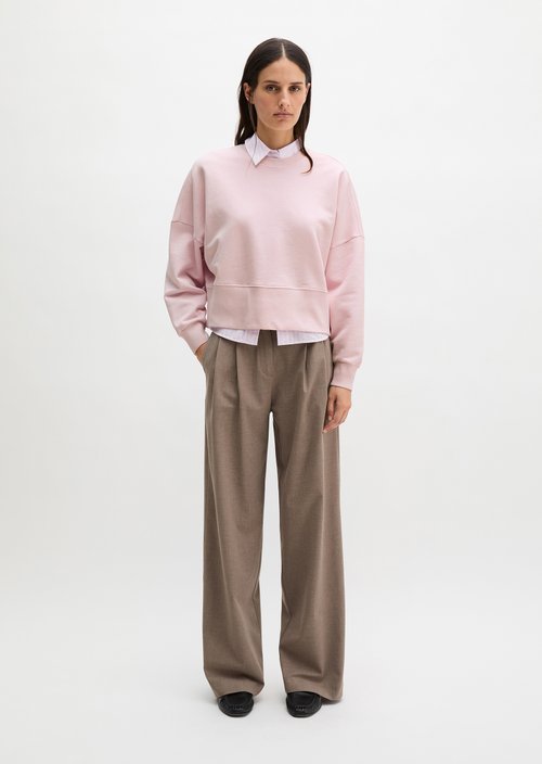 Relaxed sweatshirt — Dried Rose