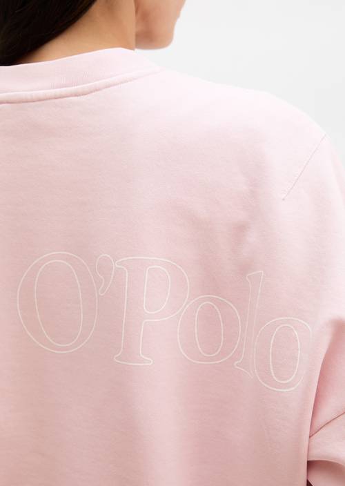Sweatshirt relaxed Dried Rose in Detailansicht
