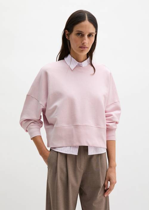 Sweatshirt relaxed Dried Rose in Frontalansicht