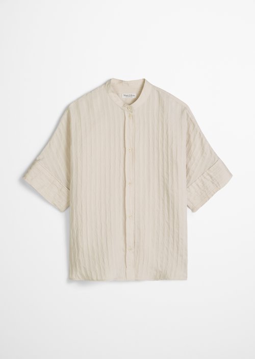 Regular boyfriend blouse — Grey Silk