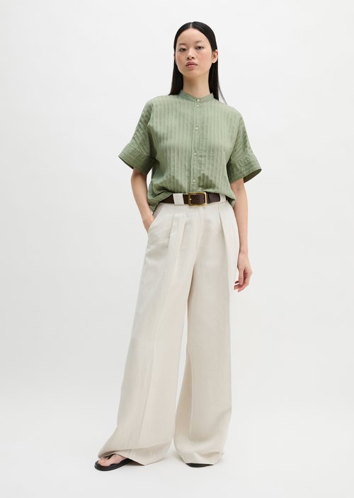 Regular boyfriend blouse — Fresh Sage