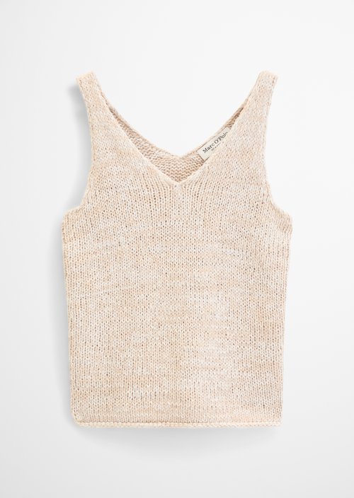 Knitted top slim — Light Beige