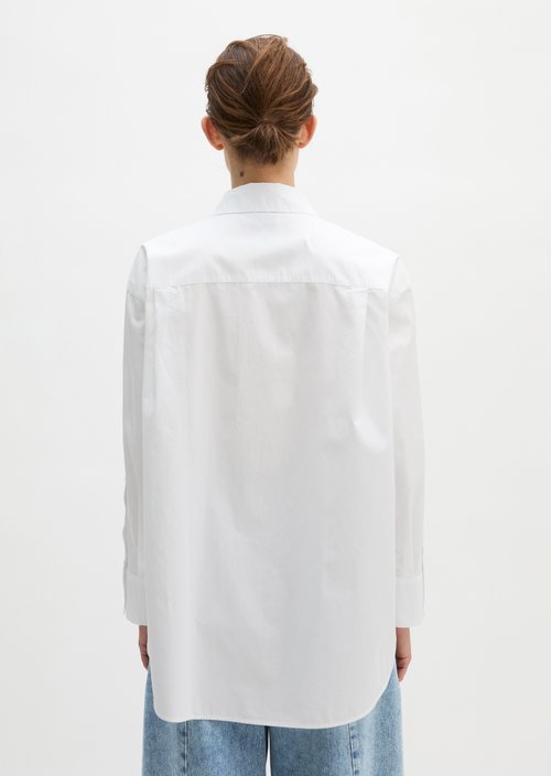 Boyfriend blouse relaxed — White