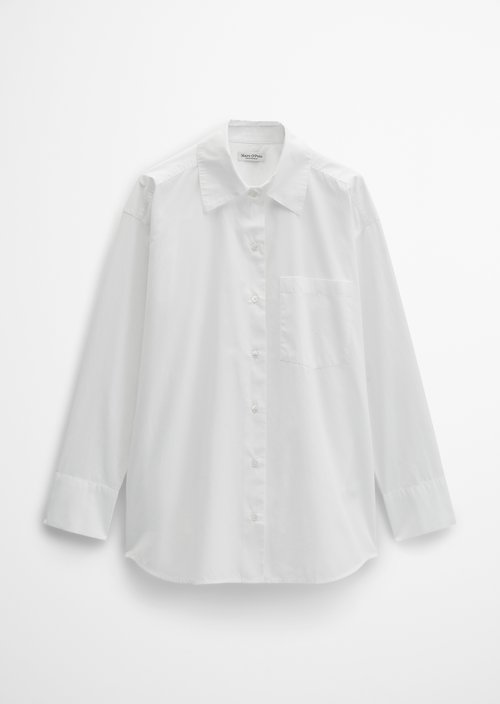 Boyfriend blouse relaxed — White