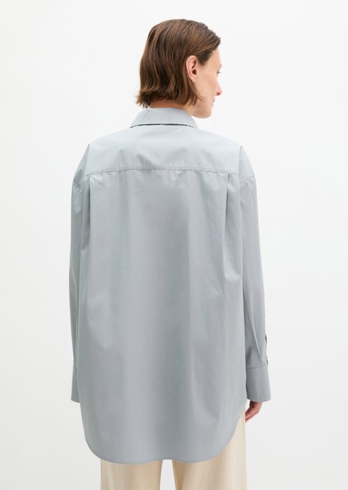 Boyfriend blouse relaxed — Grey Horizon