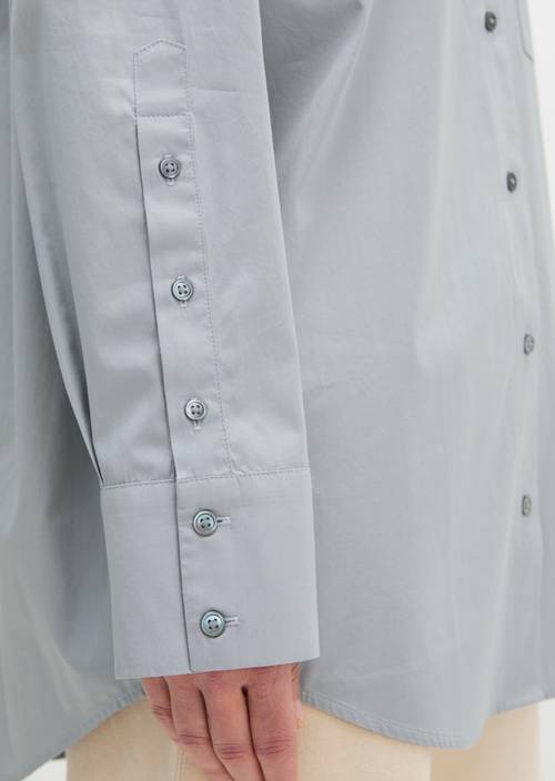 Boyfriend-Bluse relaxed Grey Horizon in Detailansicht