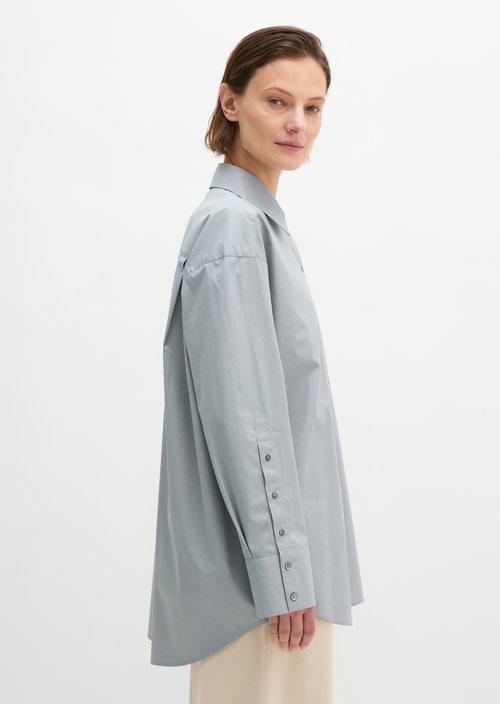Boyfriend blouse relaxed — Grey Horizon