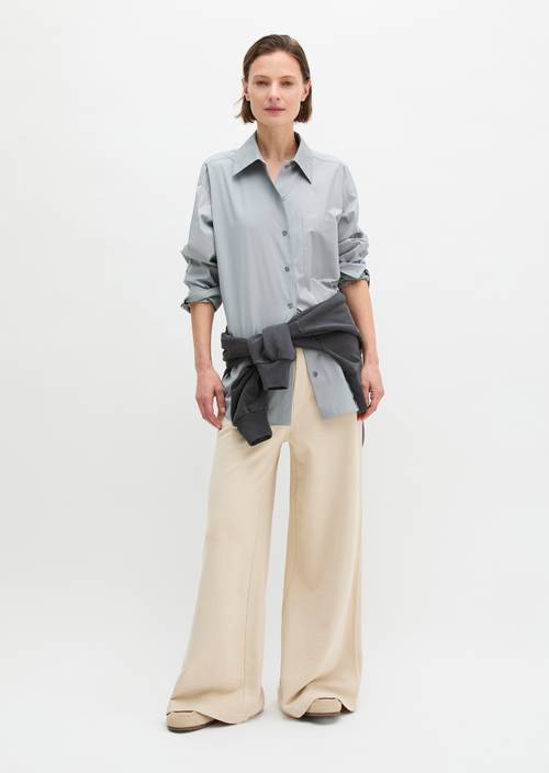 Boyfriend-Bluse relaxed Grey Horizon in Frontalansicht