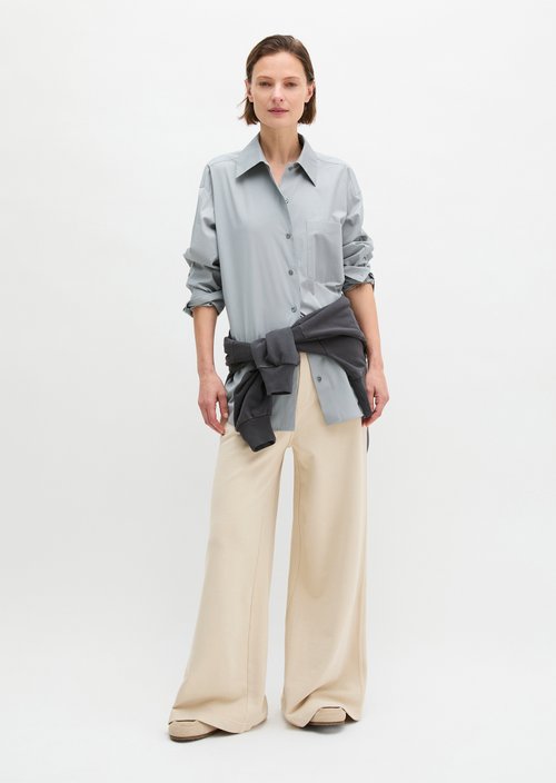Boyfriend blouse relaxed — Grey Horizon