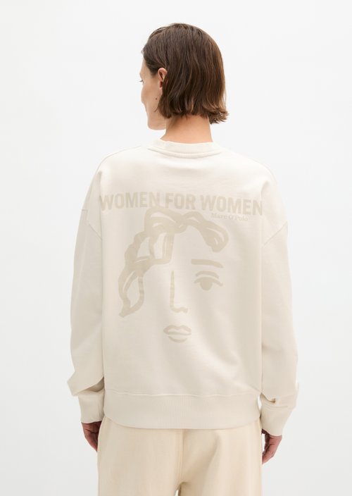 Woman's Day T-Sweatshirt loose — Grey White (alternate view)